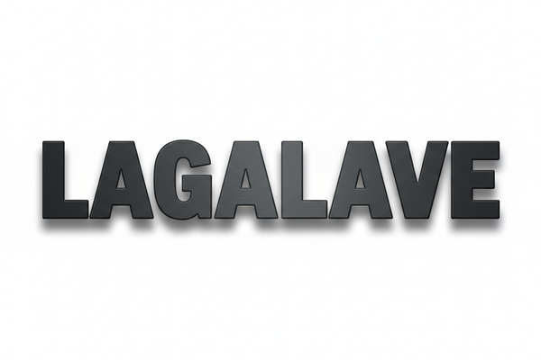 Logo en écriture : LAGALAVE grand format épair  